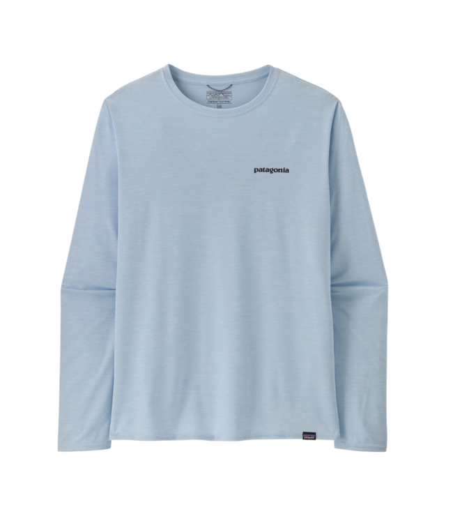 PATAGONIA M's L/S Cap Cool Daily Graphic Shirt - Waters Fitz Roy Tarpon: Thermal Blue X-Dye XL