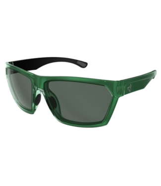 Ryders Eyewear LOOPS POLY SHINY XTAL GREEN - BLACK BS / GREEN LENS