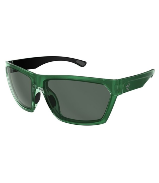 Ryders Eyewear LOOPS POLY SHINY XTAL GREEN - BLACK BS / GREEN LENS