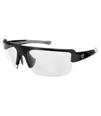 Ryders Eyewear SEVENTH POLY BLACK-GREY / CLEAR LENS ANTI-FOG
