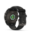 GARMIN fēnix® 8 – 47 mm, Solar Sapphire, Carbon Gray DLC Titanium with Black/Pebble Gray Silicone Band