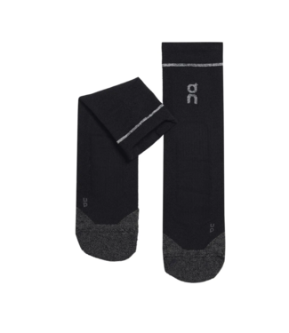 On Merino Ultra Sock Unisex Black Large