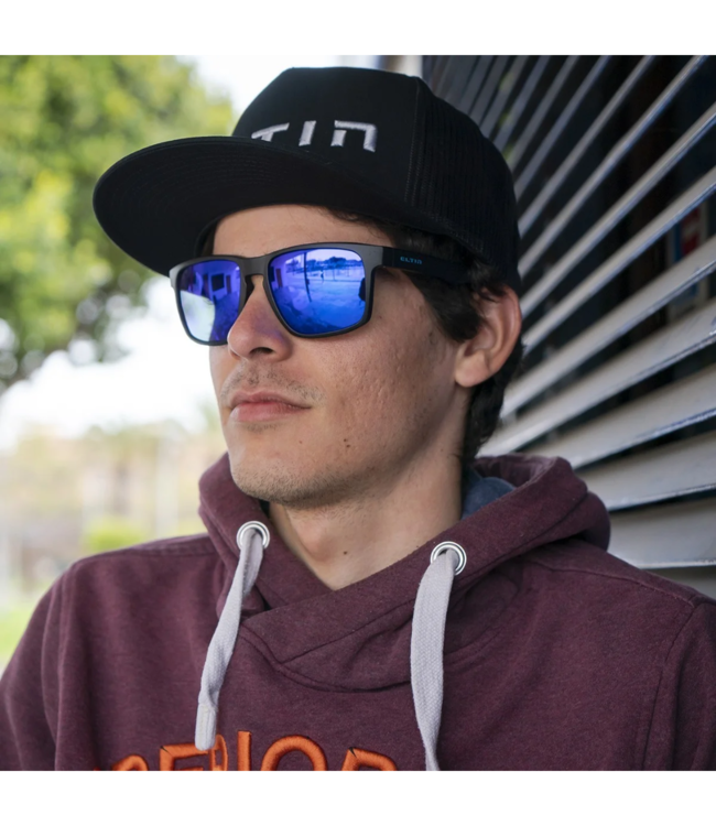 ELTIN Grant Glasses Matt Black and Blue