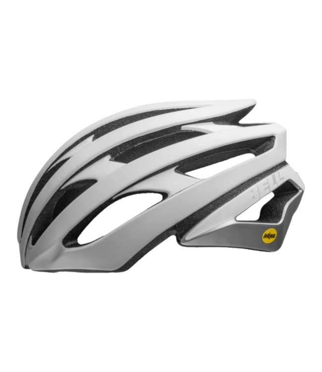 BELL Stratus MIPS Adult Bike Helmet  Matte/Gloss White/Silver  M