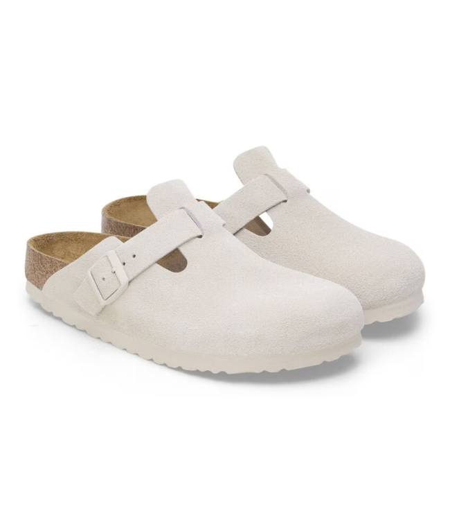 BIRKENSTOCK Boston Soft Footbed Suede Leather