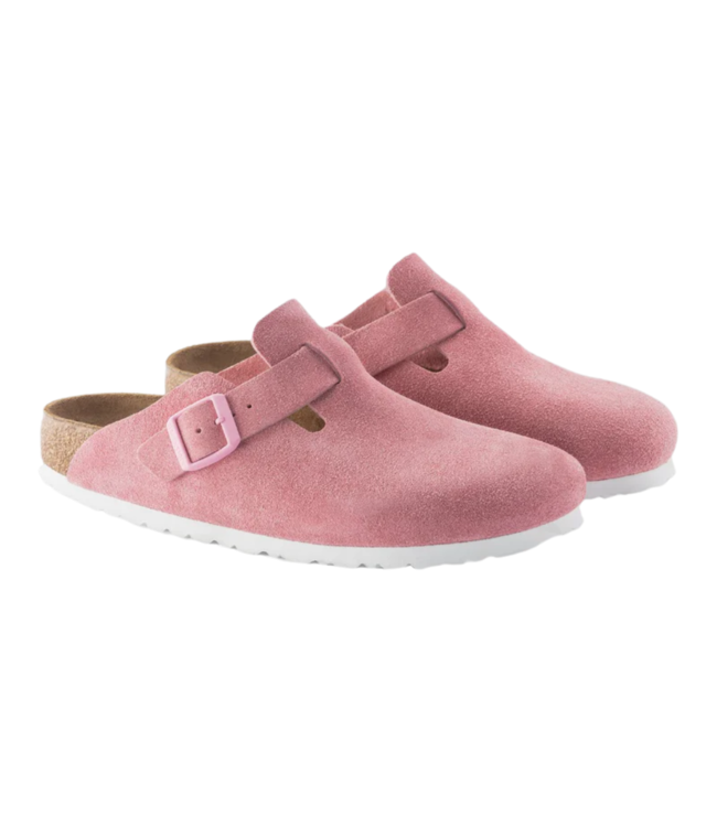 BIRKENSTOCK Boston Soft Footbed Suede Leather