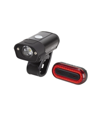 ELTIN Pack Front & Rear Bike Light 400+40Lm - Focus