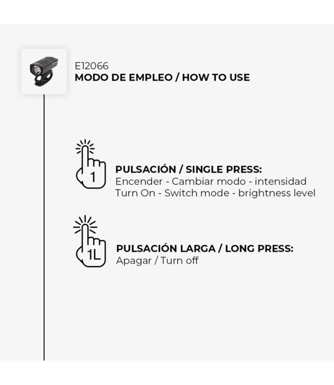 Front Bike Light 350 Lumen - Focus