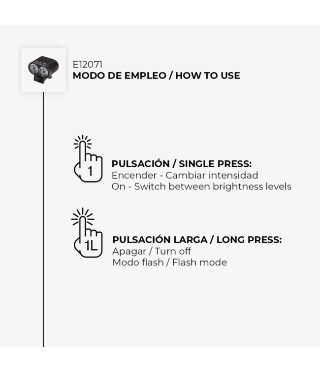 Front Bike Light 1600 Lumen - Explorer