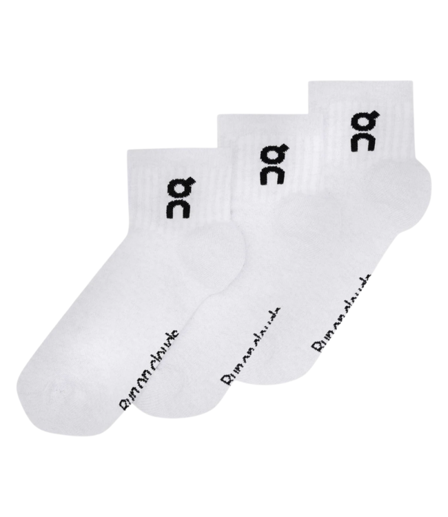 On Logo Sock Mid 3P U