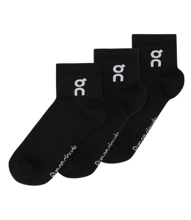 On Logo Sock Mid 3P U