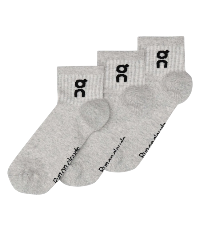 On Logo Sock Mid 3P U