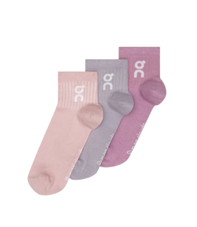 On Logo Sock Mid 3P U