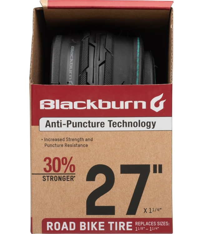 BLACKBURN Road 27x1 1/4 Black Tire