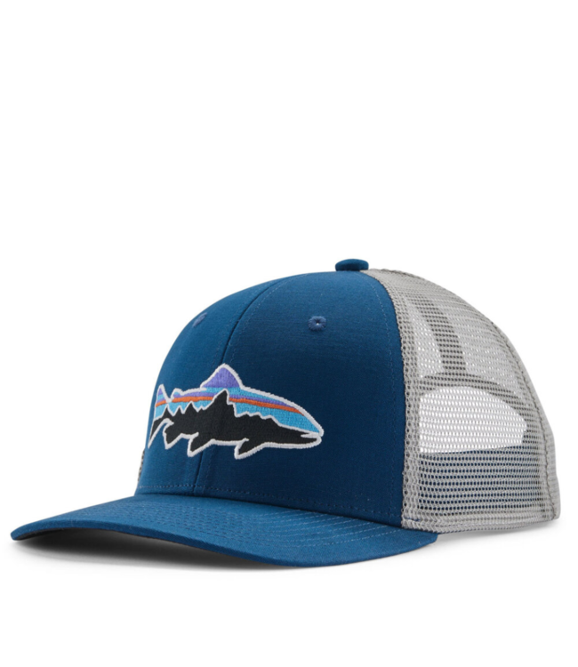 PATAGONIA Fitz Roy Trout Trucker Hat Lagom Blue ALL