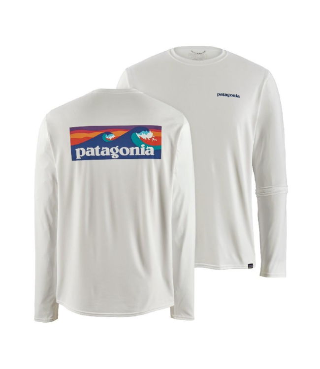 PATAGONIA Men's Long-Sleeved Capilene Cool Daily Graphic Shirt - Waters