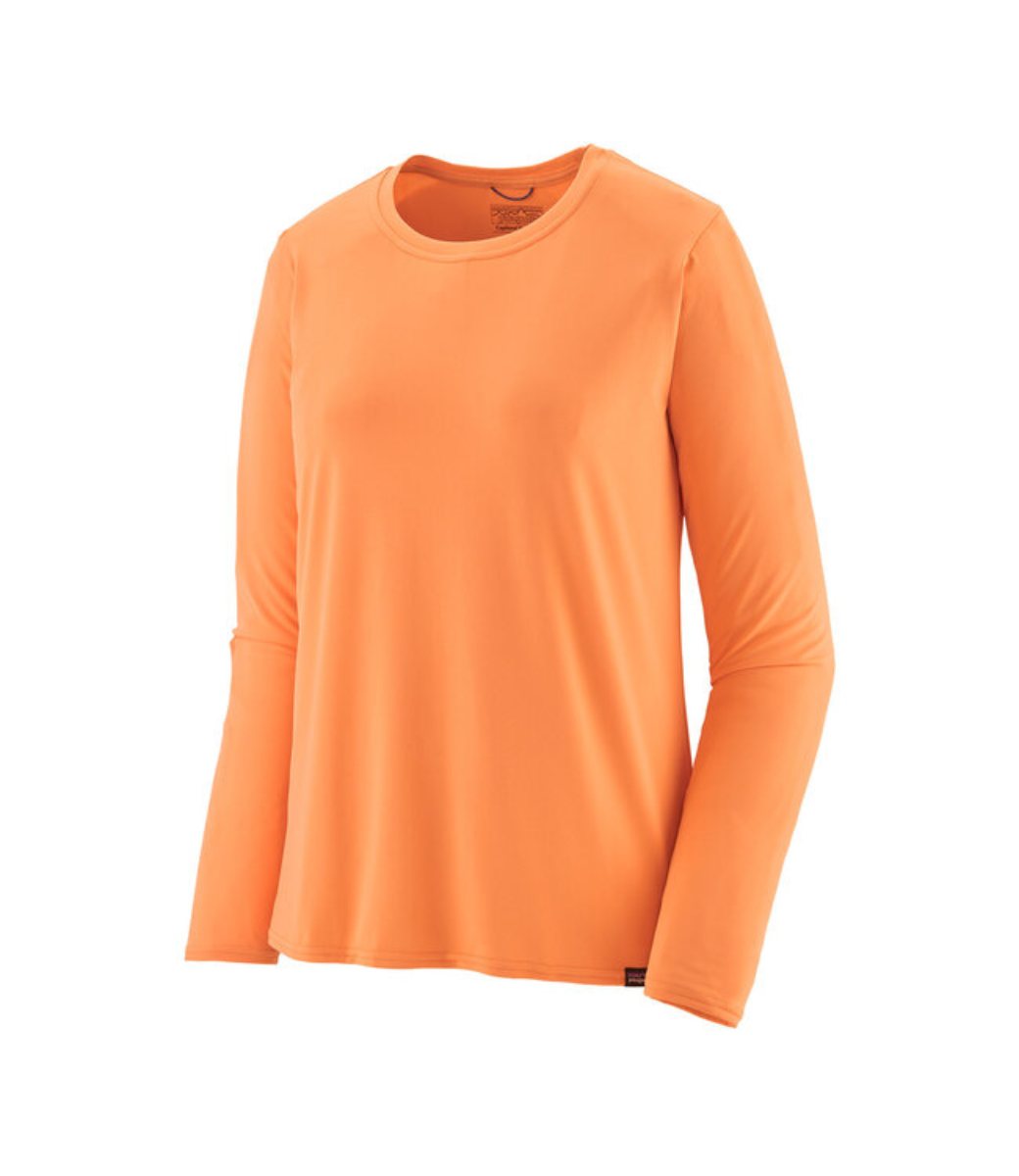 Patagonia W's L/S Cap Cool Daily Shirt Vivid Apricot S - No
