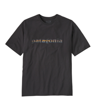 PATAGONIA Patagonia M's '73 Text Logo Organic T-Shirt Ink Black XL