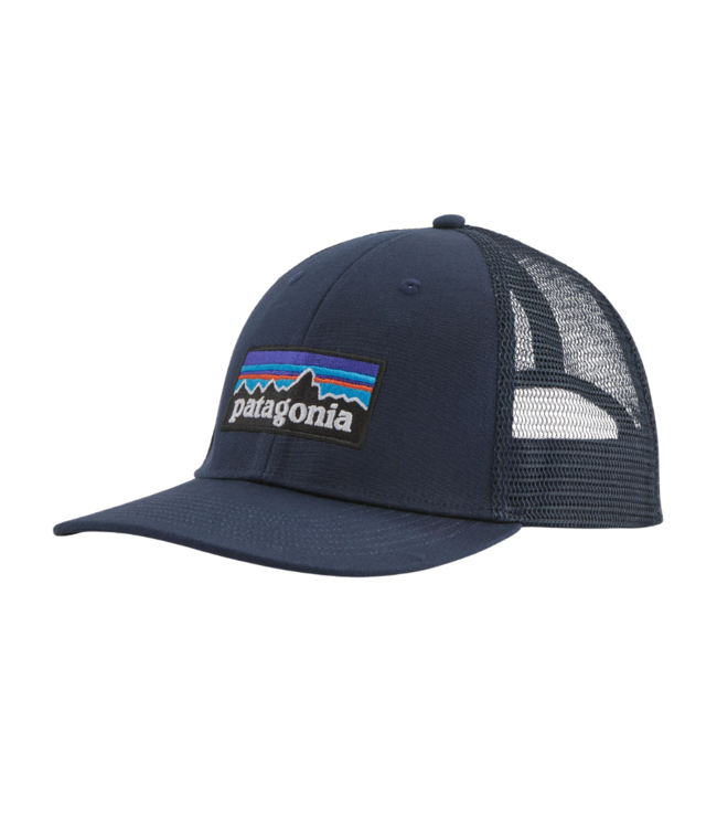 PATAGONIA P-6 Logo LoPro Trucker Hat New Navy