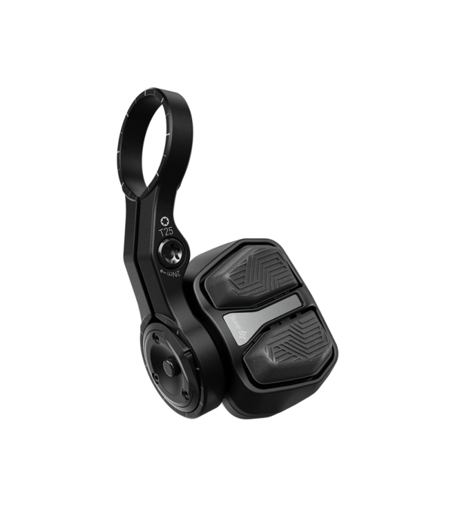 SRAM SHIFTER SRAM EAGLE AXS POD ULTIMATE D1 CCONCAVE BUTTONS LHorRH BK w/DISCRETE CLAMP