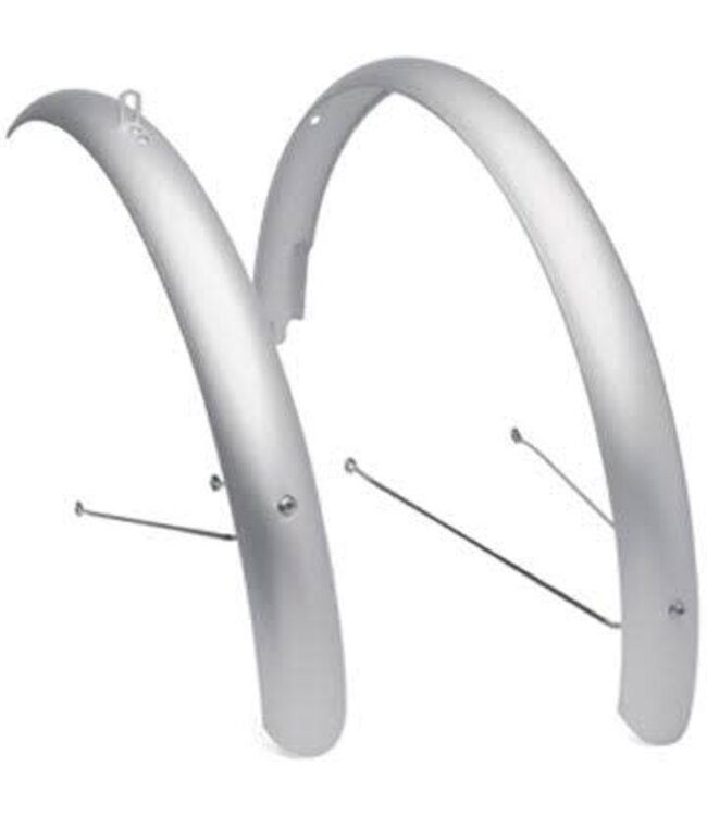 ELECTRA ELECTRA TOWNIE SILVER FENDER SET 26"