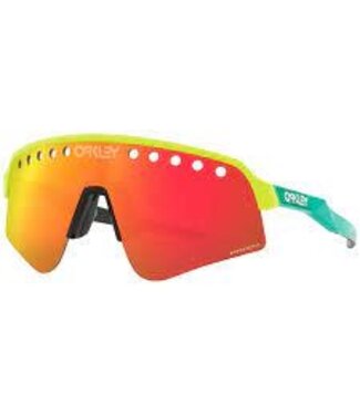 OAKLEY Oakley Sutro Lite Sweep Tennis Ball Yellow Prizm Ruby Sunglasses