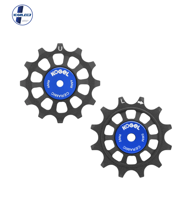 Kogel 12/12T Hybrid Ceramic Pulley Set WiFli Road Black