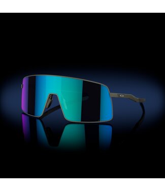OAKLEY Oakley Sutro TI Prizm Sapphire Lenses  Satin Lead Frame Sunglasses