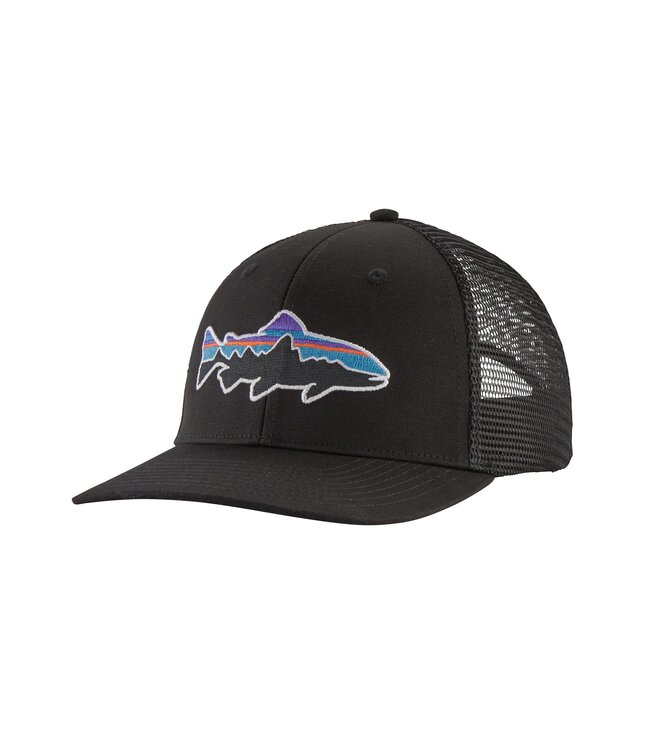 PATAGONIA Patagonia Fitz Roy Trout Black All Trucker Hat