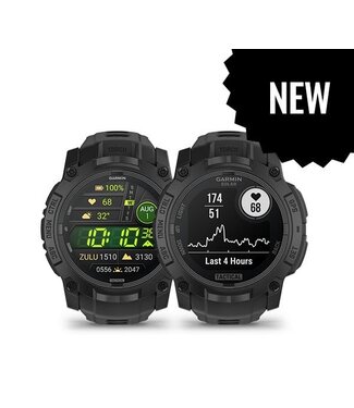 GARMIN Garmin Instinct  3 – 50 mm, Solar Black with Charcoal Band