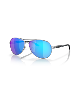 OAKLEY Oakley Feedback Polished Chrome Prizm Sapphire Polarized Sunglasses