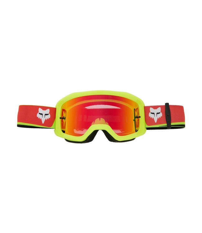 FOX RACING Fox Racing YOUTH MAIN MOTOCROSS GOGGLE, BALLAST BLACK/RED - SPARK MIRRORED LENS