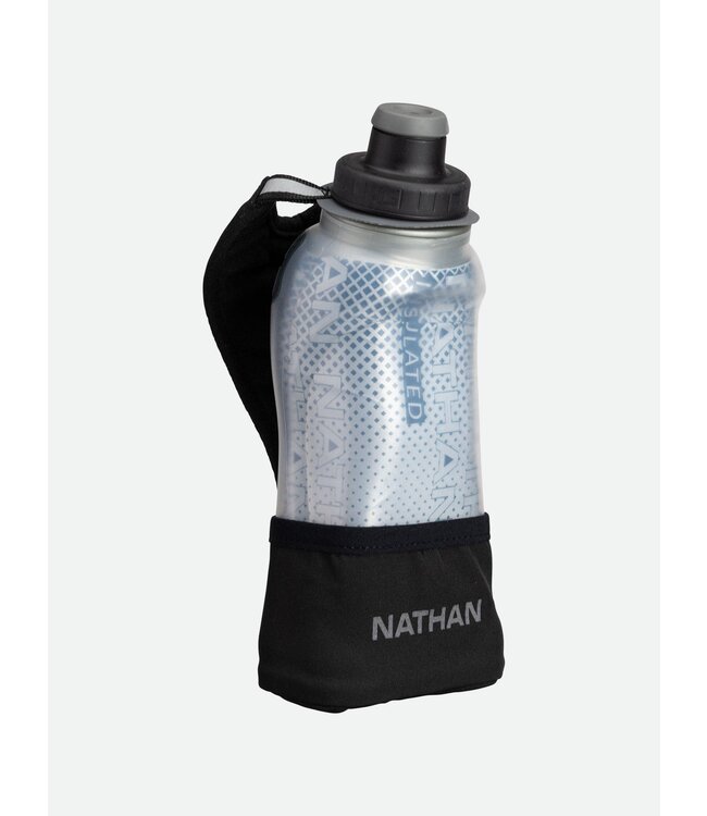 NATHAN Nathan Quick Squeeze Insulated Handheld 12oz Black/Gold
