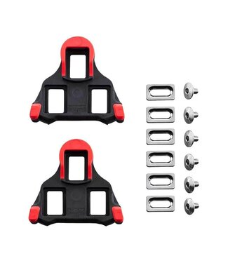 SHIMANO Pedal Part Shimano SM-SH10 SPD-SL 0Degree Cleat Set BK/RD