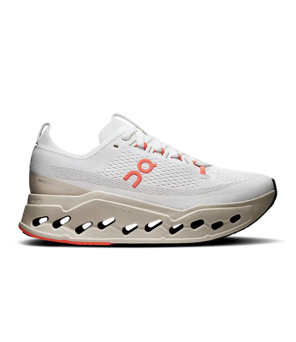 新品On Cloudsurfer Max レディース25cmおまけ付き On Women's Cloudsurfer Max Running Shoes - White/White