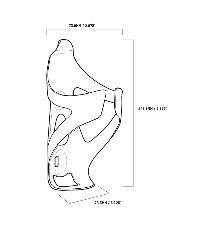 BLACKBURN Blackburn Camber UD Carbon Cage White