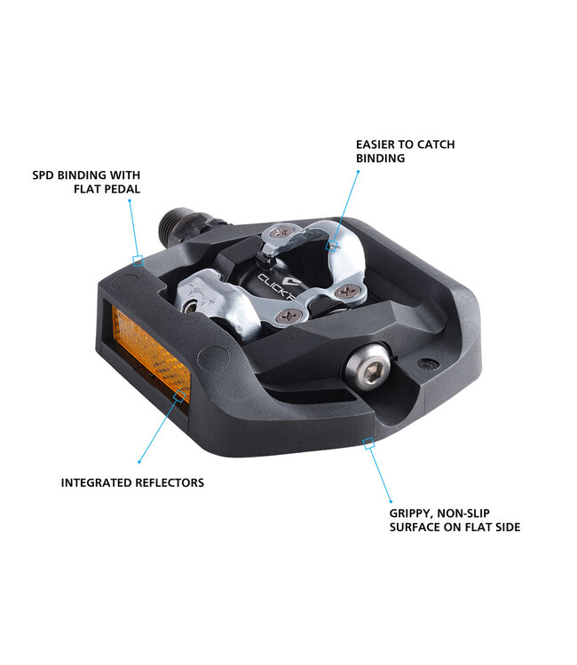 SHIMANO Shimano  Pd-T421Sm-Sh56 with Reflecto and Cleat Pedal