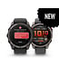 GARMIN Garminfēnix® 8 Pro – 47 mm, AMOLED fēnix® 8 Pro – 47 mm, AMOLED, Sapphire, Carbon Gray DLC Titanium with Black/Pebble Gray Silicone Band