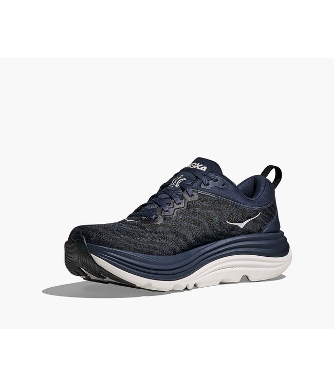 HOKA M GAVIOTA 5 MEN'S BLACK / ELECTRIC COBALT 11.5D
