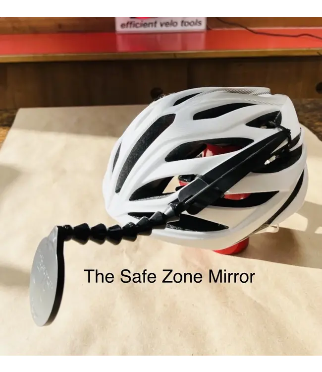 EVT MIRROR EFFICIENT VELO TOOLS SAFE ZONE HELMET MIRROR BK