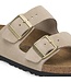 BIRKENSTOCK Arizona Suede Leather - Sandcastle Narrow 39