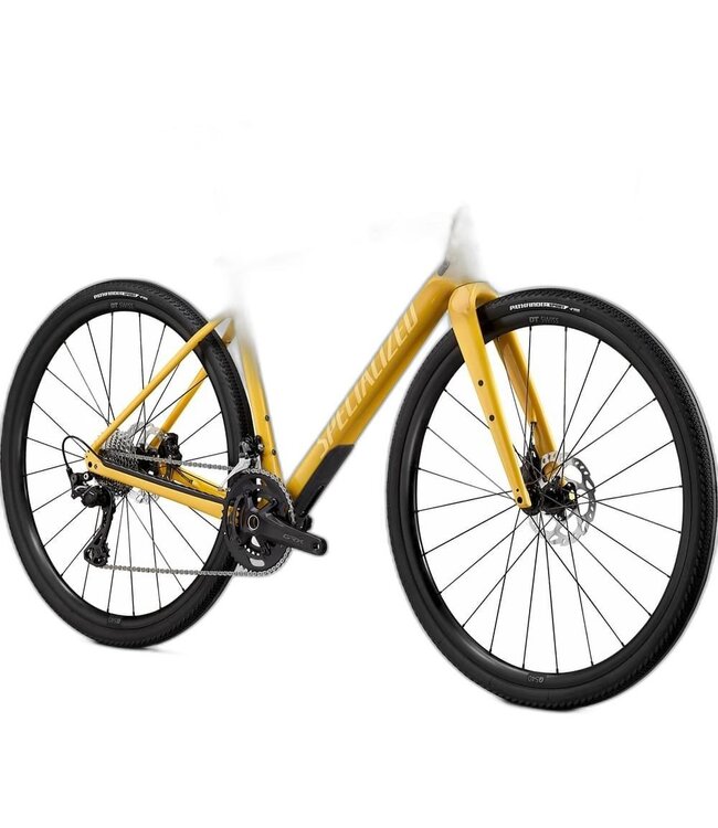 SPECIALIZED Specialized Diverge Sport Carbon Gloss Forest Green/Ice Papaya/Chrome/Wild Ferns 52