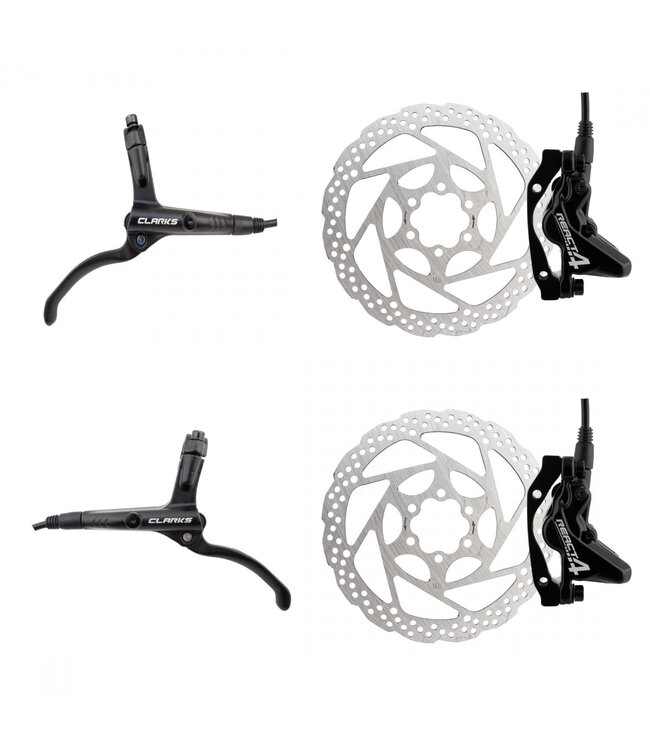 BRAKE DISC CLK REACT-4 HYD F&R w/LVR 160 IS BK