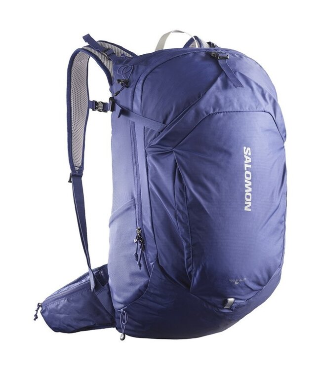 SALOMON Salomon TRAILBLAZER 30 Unisex Hiking Bag Mazarine Blue / GHOST GRAY