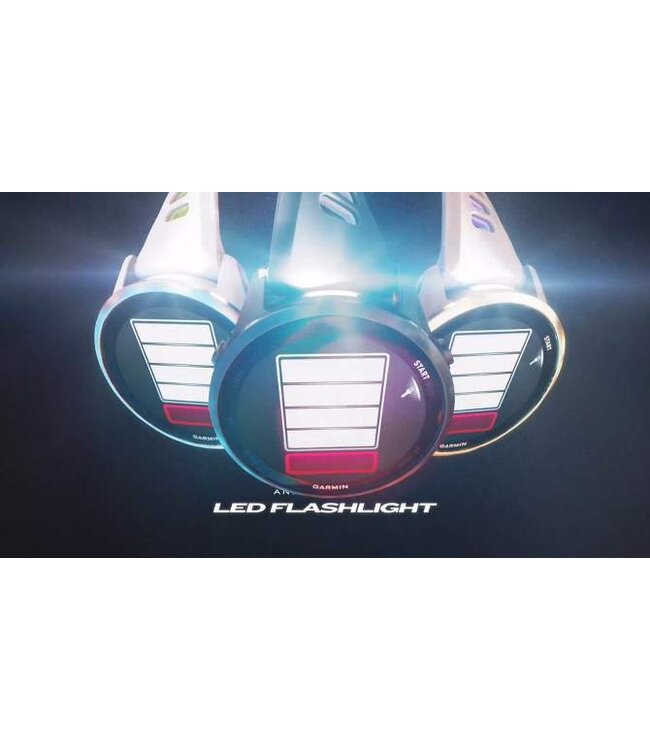 GARMIN Garmin Forerunner® 970 Titanium with Whitestone Case and Whitestone/Translucent Amp Yellow Band