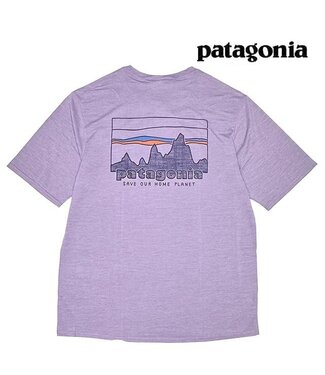 PATAGONIA M's Cap Cool Daily Graphic Shirt '73 Skyline: Concrete Purple X-Dye M