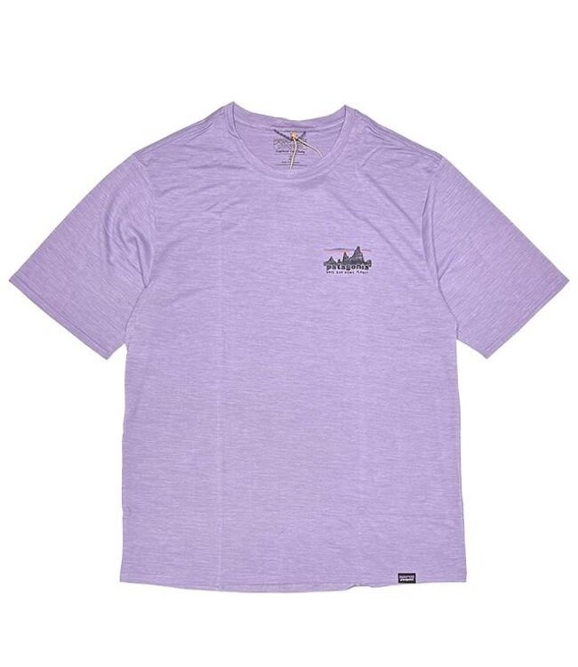 PATAGONIA M's Cap Cool Daily Graphic Shirt '73 Skyline: Concrete Purple X-Dye M