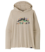 PATAGONIA W's Cap Cool Daily Graphic Hoody Fitz Roy Superbloom: Pumice X-Dye S