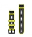 GARMIN Garmin QuickFit® 22 Watch Bands QuickFit® 22 Watch Bands, Amp Yellow/Graphite Silicone