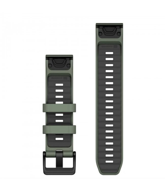 GARMIN Garmin QuickFit® 22 Watch Bands QuickFit® 22 Watch Bands, Willow/Graphite Silicone